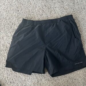 Columbia Black Mesh-Lined Shorts
